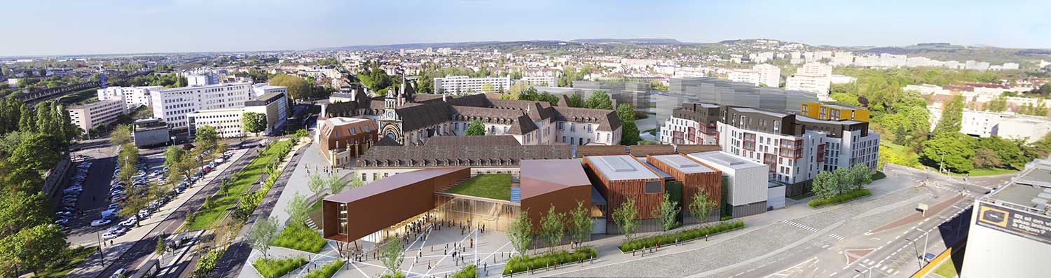 Construction de la Cité internationale de la Gastronomie et du Vin à Dijon 2