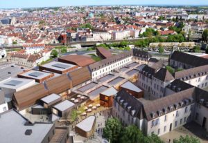 Construction de la Cité internationale de la Gastronomie et du Vin à Dijon