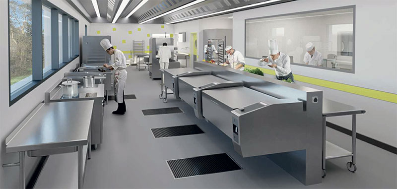 Construction de la nouvelle cuisine centrale - Betom Ingénierie